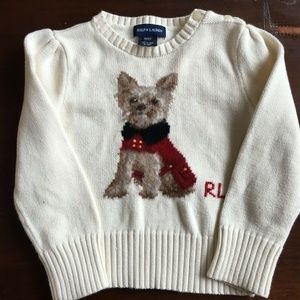 4t Ralph Lauren Girls Terrier Dog 